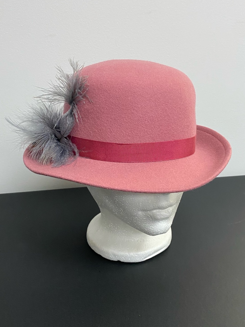 Vintage Doeskin Wool Bolleman Hat
